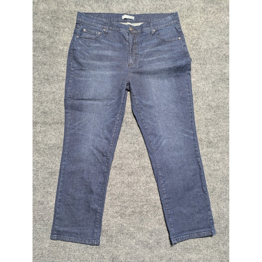 Ash & Erie Jeans Men 35x28 (36x28) Blue Straight Leg Stretch Denim